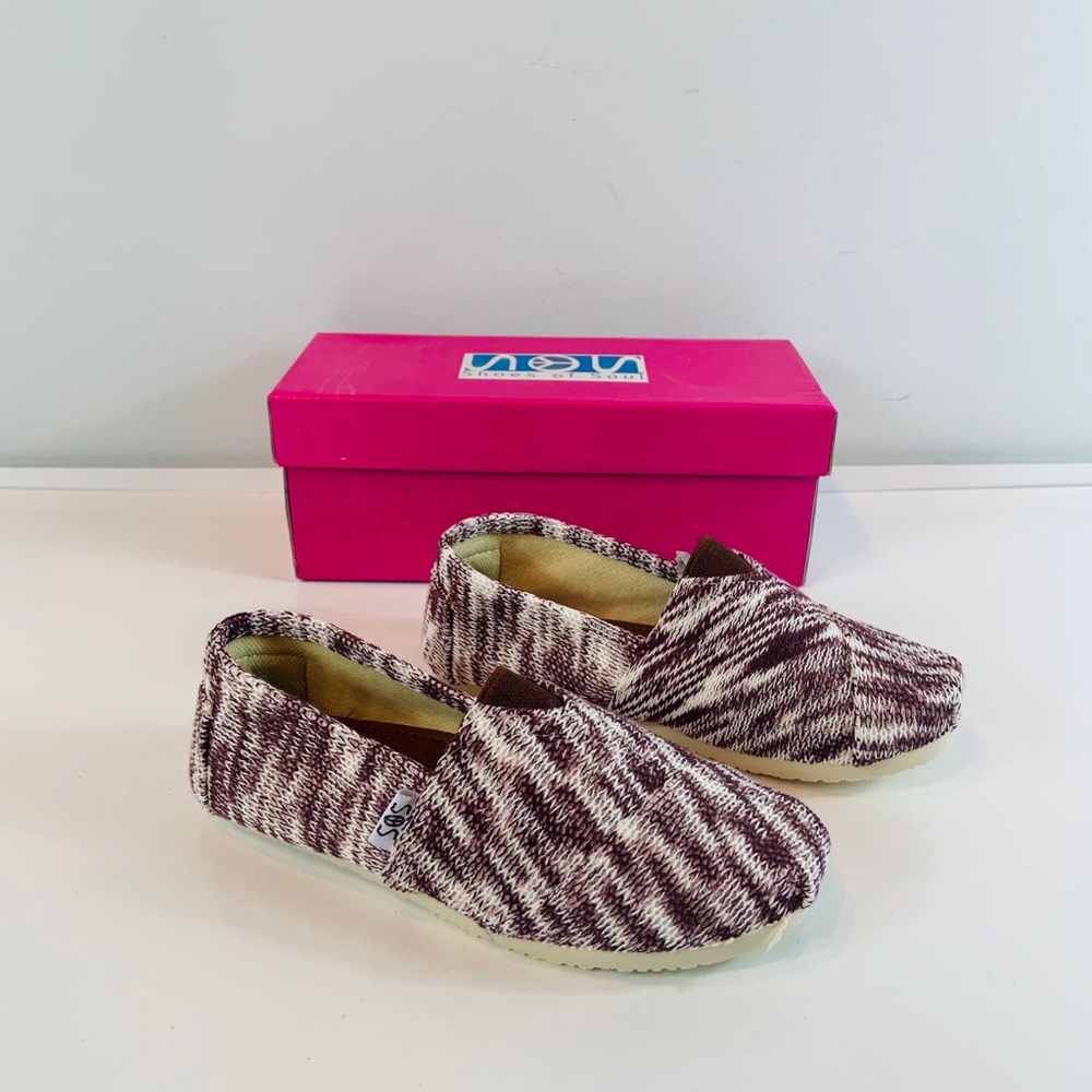 Brand New Brown Multi Toddler Flats
